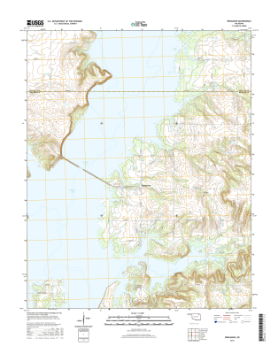 Winganon Oklahoma  - 24k Topo Map