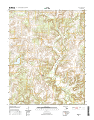 Wolco Oklahoma  - 24k Topo Map