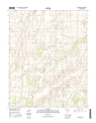Woodward SW Oklahoma  - 24k Topo Map