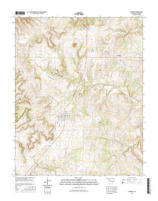 Wynona Oklahoma  - 24k Topo Map