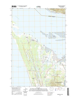 Warrenton Oregon - Washington - 24k Topo Map