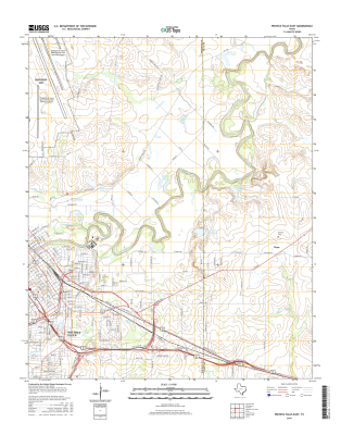 Wichita Falls East Texas - 24k Topo Map