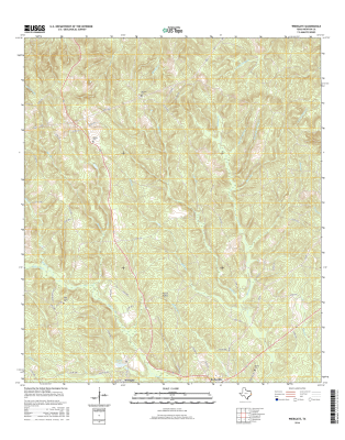 Wiergate Texas - 24k Topo Map