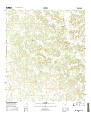 Wild Horse Canyon Texas - 24k Topo Map
