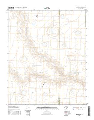 Wildorado SW Texas - 24k Topo Map