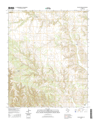 Willow Arroyo Texas - 24k Topo Map