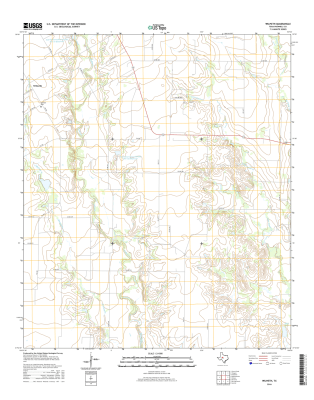 Wilmeth Texas - 24k Topo Map