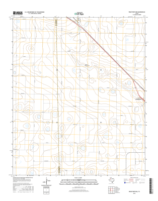 Wolfforth NE Texas - 24k Topo Map