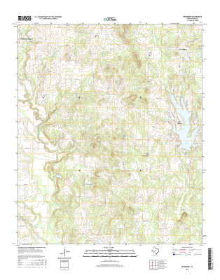 Woodbine Texas - 24k Topo Map