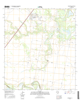 Woodsboro Texas - 24k Topo Map