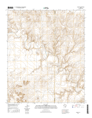 Y Ranch Texas - 24k Topo Map