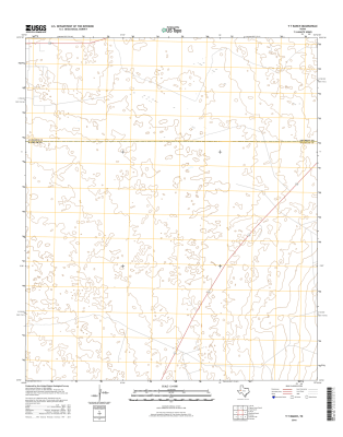 Y T Ranch Texas - 24k Topo Map