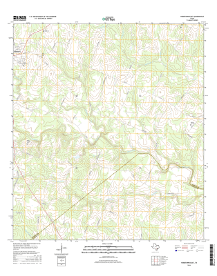 Yorktown East Texas - 24k Topo Map