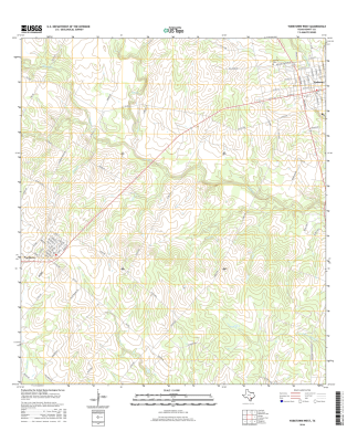 Yorktown West Texas - 24k Topo Map