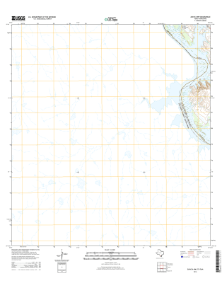 Zapata NW Texas - 24k Topo Map