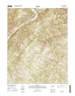 Stonewall Virginia  - 24k Topo Map