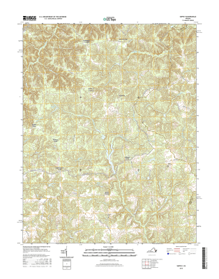Supply Virginia  - 24k Topo Map