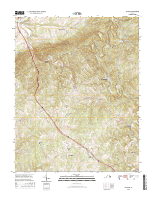 Sylvatus Virginia  - 24k Topo Map