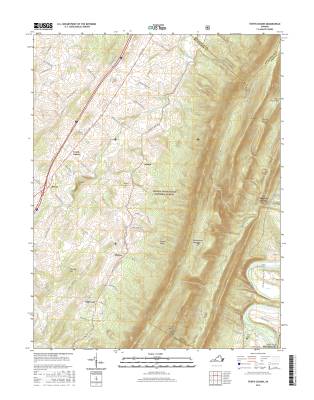 Tenth Legion Virginia  - 24k Topo Map