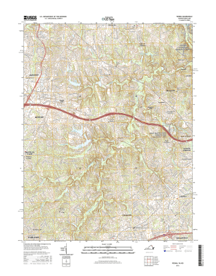 Vienna Virginia - Maryland - 24k Topo Map