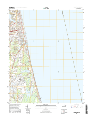 Virginia Beach Virginia  - 24k Topo Map