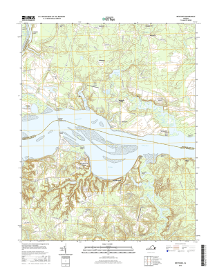 Westover Virginia  - 24k Topo Map