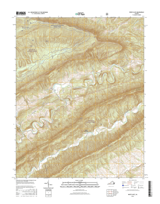 White Gate Virginia  - 24k Topo Map