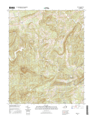 Willis Virginia  - 24k Topo Map