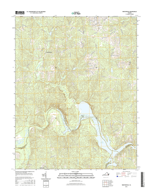 Winterpock Virginia  - 24k Topo Map