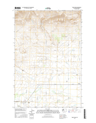 White Swan Washington  - 24k Topo Map