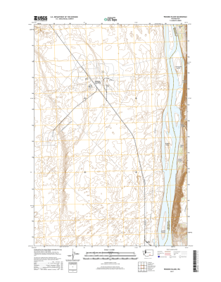 Wooded Island Washington  - 24k Topo Map