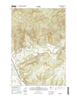 Woodland Washington  - 24k Topo Map