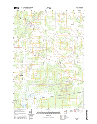 Vesper Winconsin  - 24k Topo Map