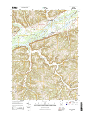 Wauzeka East Winconsin  - 24k Topo Map
