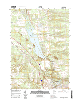 Wisconsin Dells North Winconsin  - 24k Topo Map