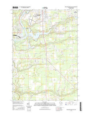 Wisconsin Rapids South Winconsin  - 24k Topo Map