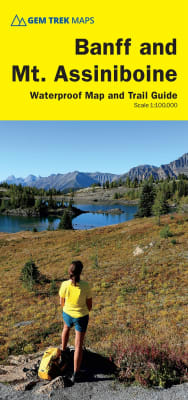 Gem Trek's 1:100,000 Banff and Mount Assiniboine Map is designed for outdoor enthusiasts looking to explore the southern portion of Banff National Park and Mount Assiniboine Provincial Park. Whether you are touring along the roads or heading into the back