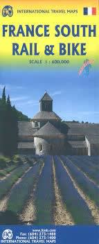 Embark on your ultimate adventure through the sun-drenched landscapes of Southern France with the France South Rail & Bike Travel Map. This meticulously designed waterproof map is your indispensable companion for exploring the region's stunning beauty by