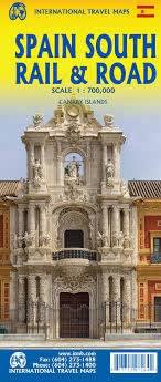 The Southern Spain Road & Rail map is a meticulously crafted navigational tool that encompasses a vast and diverse geographical region. Spanning from Toledo/Castellon in the north to the Mediterranean coastline, and from Granada to the coastal areas, this