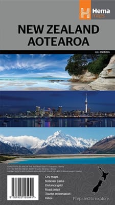 Plan your ultimate New Zealand road trip with our detailed touring map. Includes city insets for Auckland, Queenstown & Wellington, scenic routes, and national park guides.