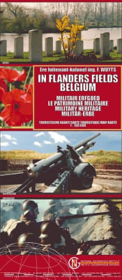 Discover the West Flanders Military Heritage with this dedicated WWI map. Locate the Ypres Salient, Menin Gate, Tyne Cot, battlefields, memorials, and military cemeteries.