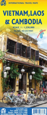 Embark on an unforgettable journey through the heart of Indochina with our essential Vietnam, Laos & Cambodia Waterproof Travel Map. Designed for the adventurous spirit, this durable and comprehensive map is your ultimate guide for exploring the rich cult