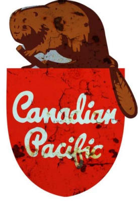 Capture the spirit of Canadian history with this Replica Canadian Pacific Metal Sign, featuring the iconic beaver emblem. Measuring 12 inches by 18 inches and weighing just 2 pounds, this sign is a perfect piece of Canadiana for your home, office, or coll