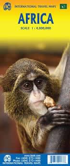 Africa Travel & Road Map | Double-Sided for Continent-Wide Planning