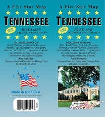TENNESSEE KENTUCKY ROAD MAP.  This is a Five Star map with great detail.  Tennessee includes Bristol, Chattanooga, Clarksville, Nashville, Jackson, Johnson City, Kingsport, Knoxville, Memphis, Nashville and more.  Kentucky includes areas such as Louisvill