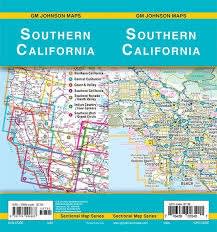 Southern California Road Map.  This map includes Los Angeles and Vicinity, Downtown Los Angeles, and a Mileage Chart.