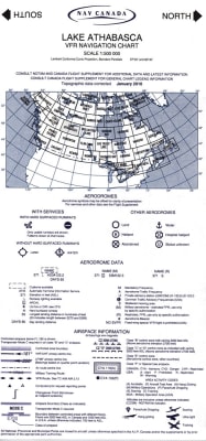 VNC 5023 Lake Athabasca Navigation Chart