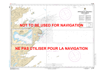 5340 - Approach to Sorry Harbor - Canadian Hydrographic Service (CHS)'s exceptional nautical charts and navigational products help ensure the safe navigation of Canada's waterways. These charts are the 'road maps' that guide mariners safely from port to p