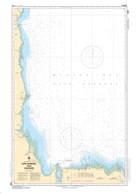 Official CHS 5400 Nautical Chart for the Arctic region covering Cape Churchill to Egg River, Hudson Bay.