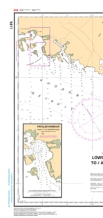 5411 Lower Savage Islands to Pritzler Harbour Nautical Chart - An official Canadian maritime navigation map featuring depth soundings and Arctic coastal features for the Hudson Strait.